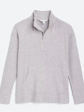Market & Spruce Sydney Half-Zip Waffle-Knit Pullover - XSP